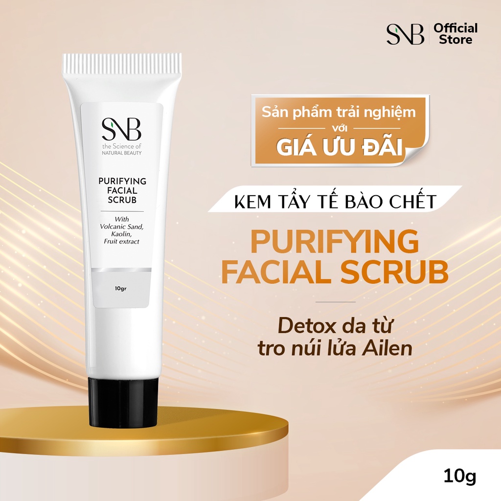 Kem Tẩy Tế Bào Chết Purifying Facial Scrub SNB 10gr