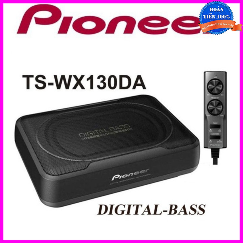 Bộ loa sub bass trầm gầm ghế ô tô thương hiệu cao cấp Pioneer TS-WX130DA Công suất 160W - Bảo hành 12 tháng