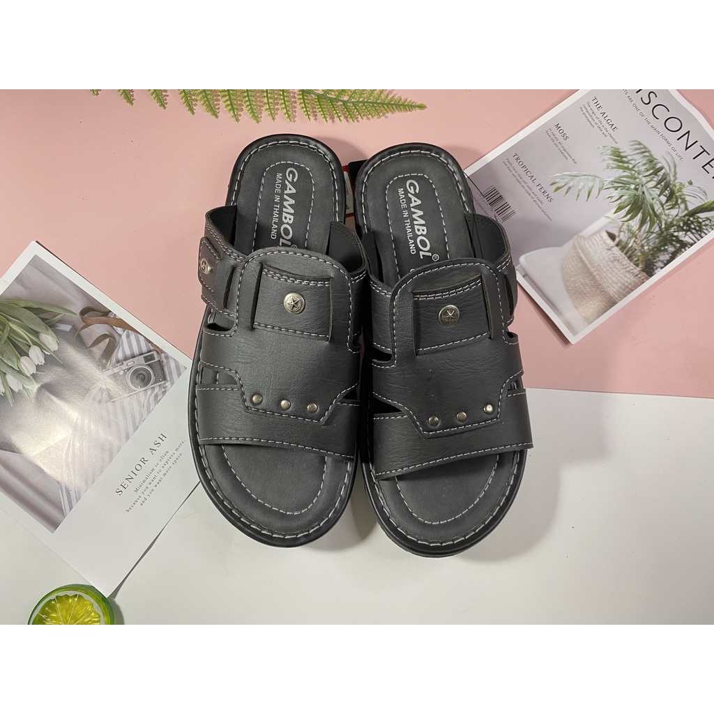 Dép da nam Thái Lan Gambol BỀN ĐẸP