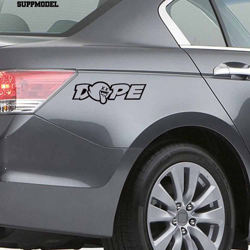 Nhãn dán họa tiết dễ thương dùng trang trí xe hơi