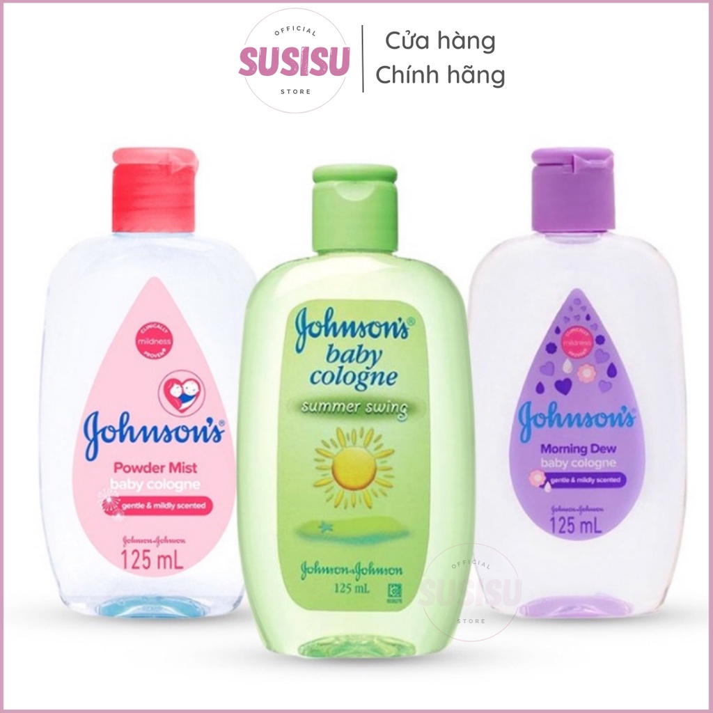 Nước hoa cho bé JOHNSON Baby Cologne Morning Dew / Powder Mist (125ml)|Nước hoa trẻ em cho bé sơ sinh Jonhson baby
