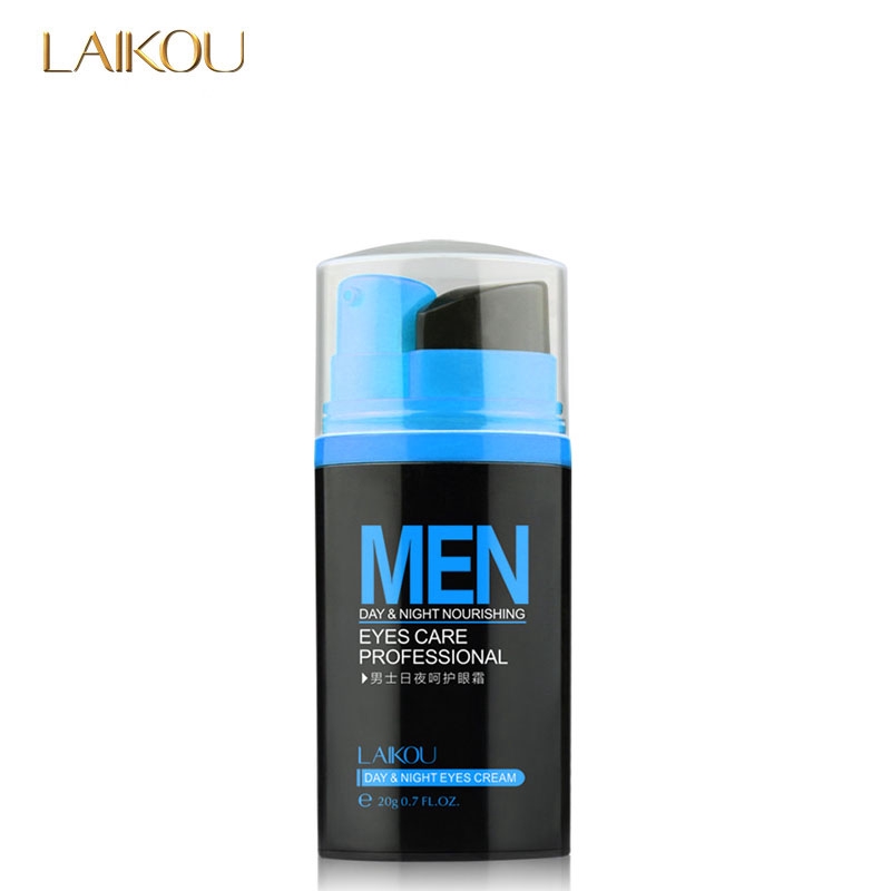 Kem dưỡng LAIKOU làm săn chắc chống nếp nhăn &amp; quầng thâm da mắt ngày và đêm cho nam 20g