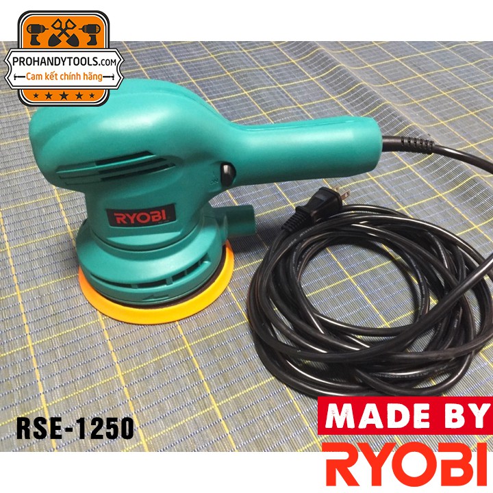 Máy Chà Nhám Cầm Tay Ryobi RSE-1250 300W-125mm (dùng điện)