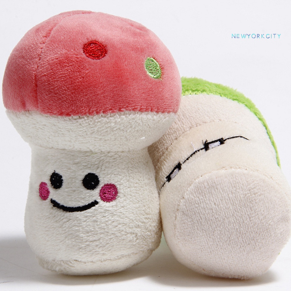 Đồ Chơi Nhồi Bông Hình Kẹo Mút/Thỏ/Dâu Tây Ngộ Nghĩnh Hỗ Trợ Tương Tác Thú Cưng