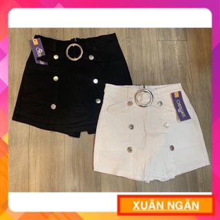 QUẦN GIẢ VÁY SHORT NGẮN 6 nút (sl)