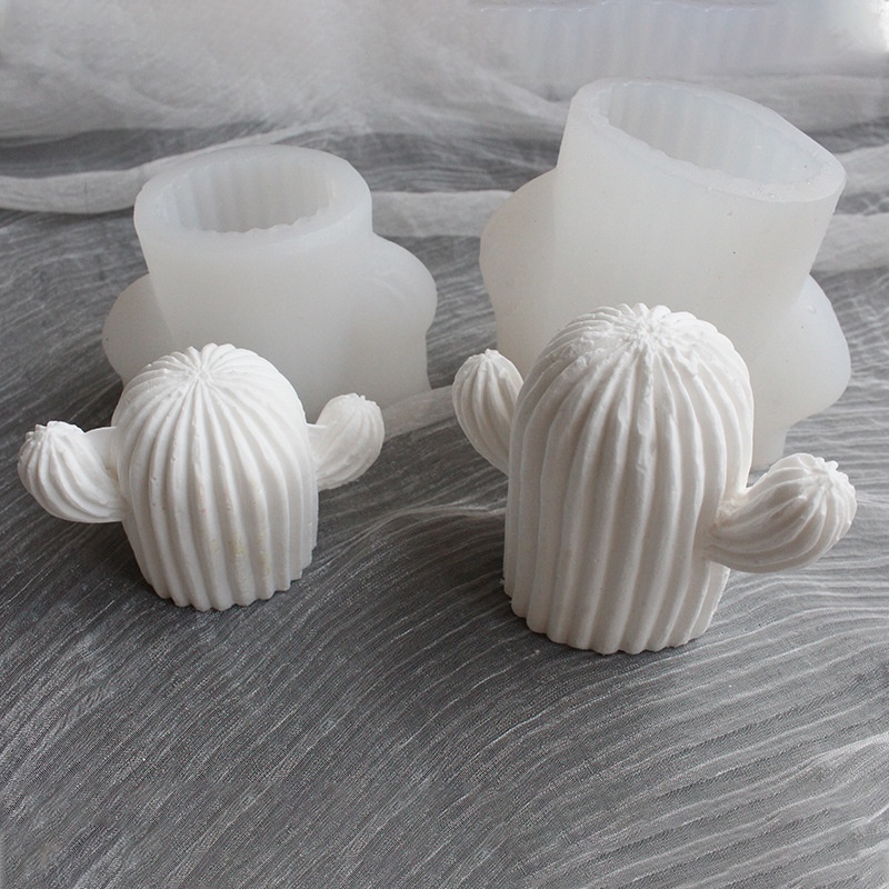 Khuôn Silicone Tạo Hình Cây Xương Rồng Trang Trí Bánh DIY