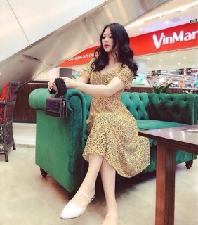 VÁY HOA BÈO RÚT TAY NGỰC