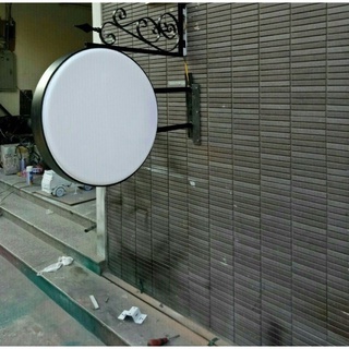 Hộp đèn MiCa Hút Nổi Tròn 50cm phôi trắng