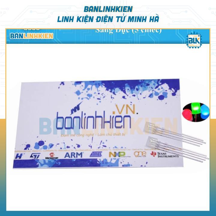 Đèn LED 2x5x5MM RGB Katot Sáng Đục (5 chiếc)