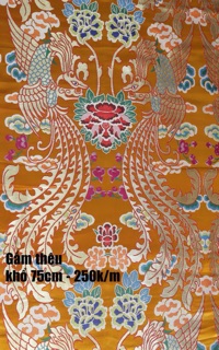 Gấm thêu cao cấp