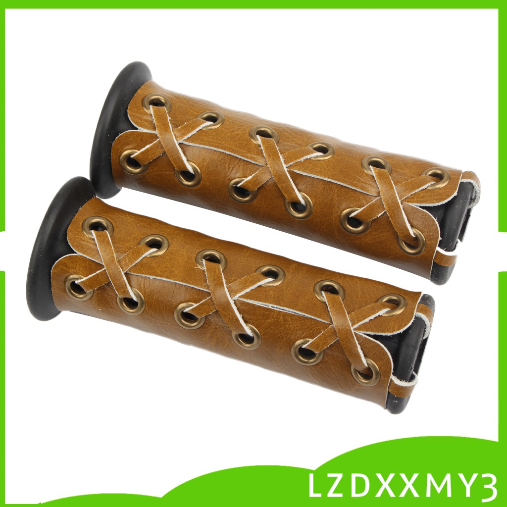 Bộ Bọc Tay Lái Xe Máy Bằng Da PU Có Đệm Rung Lzdxxmy3