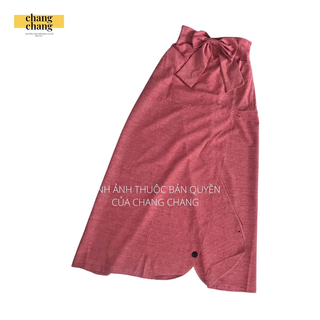 Váy Chống Nắng Thời Trang CHANG CHANG, Lưng Thun Cài Nút Tiện Dụng