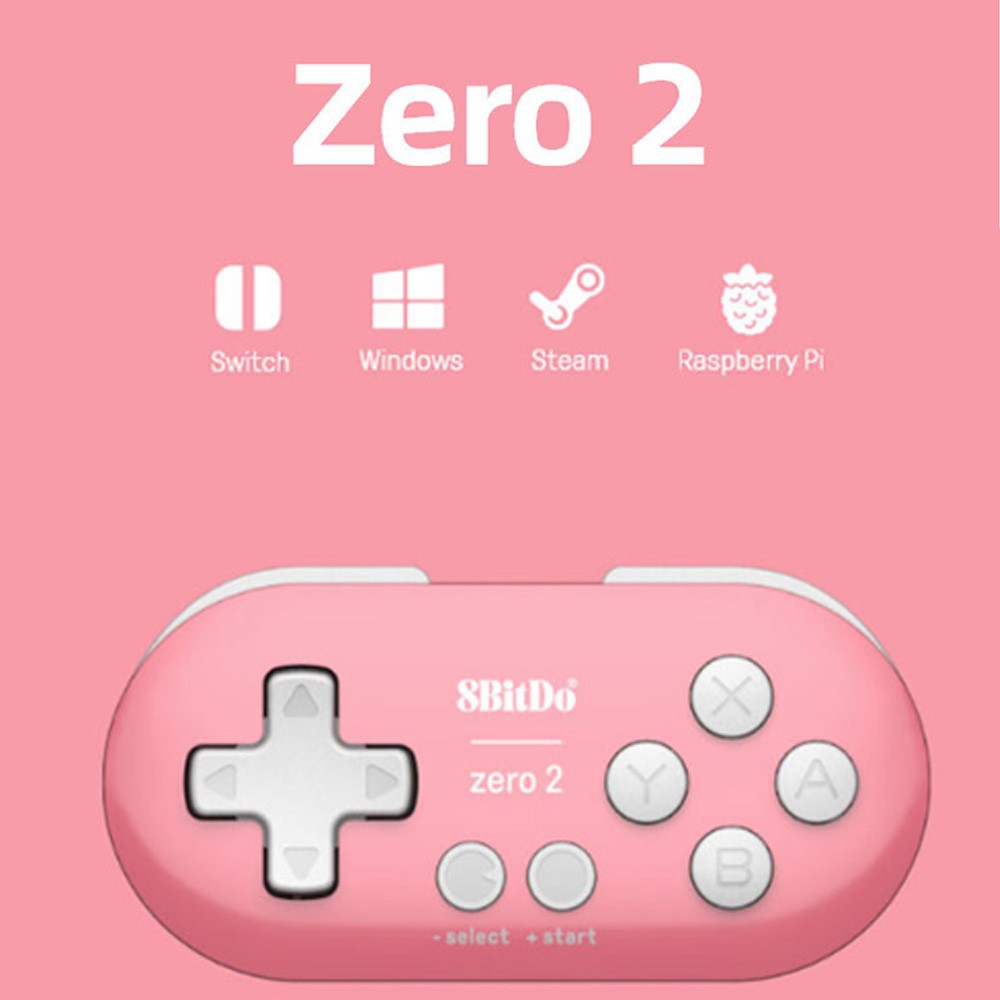 NINTENDO (Đang Bán) Bộ Thiết Bị Chơi Game 8bitdo Zero 2 Bluetooth Cho Raspberry Pi 2b / 3b / 3b + / 4b / Zero / Zero Và Phụ Kiện