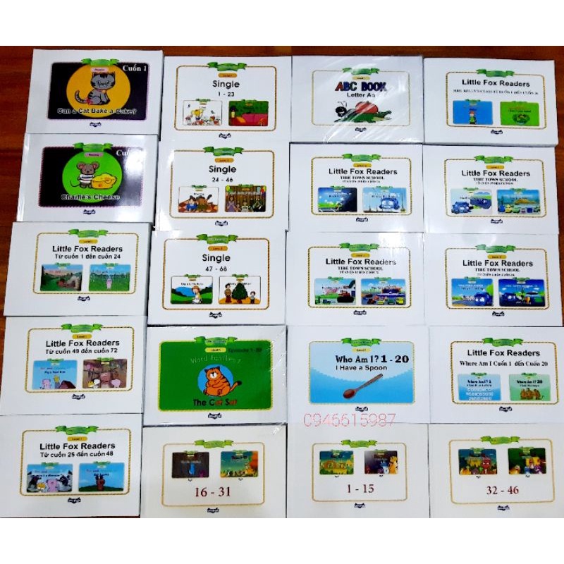 Giấy in A5 - Full level 1 Little Fox kèm file nghe mp3