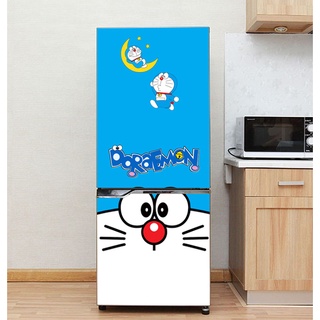 Decal dán Tủ Lạnh - Doremon chất liệu cao cấp
