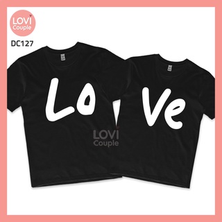 Áo thun cặp cao cấp love dc127