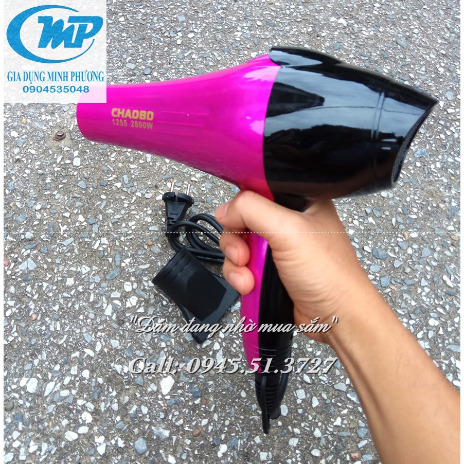 BH 6 Tháng Máy sấy tóc cao cấp Chaoba CB 1255 2800W