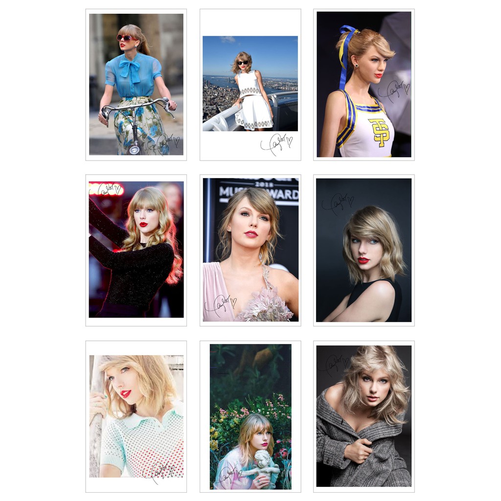 Lomo Card 54 ảnh TAYLOR SWIFT ( kèm chữ ký)