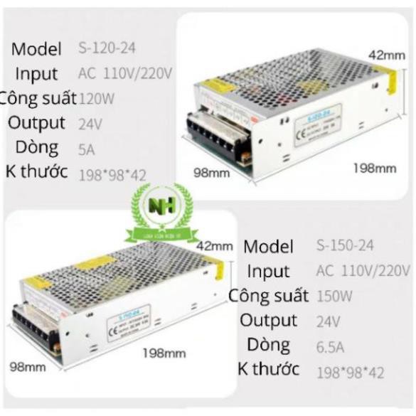 S Rẻ!! 220V- 24V Power Supply ( 1A, 3A, 5A, 10A, 15A, 20A, 30A ) Nguồn tổ ong 24V đủ dòng