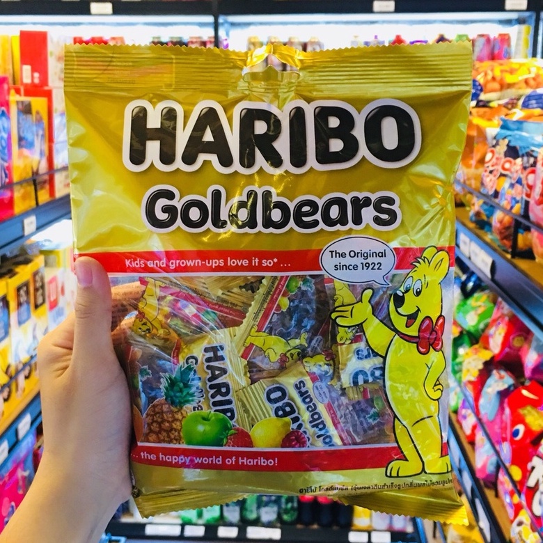 Kẹo dẻo Haribo Gấu vàng gold bears gói 200g - Chính hãng 