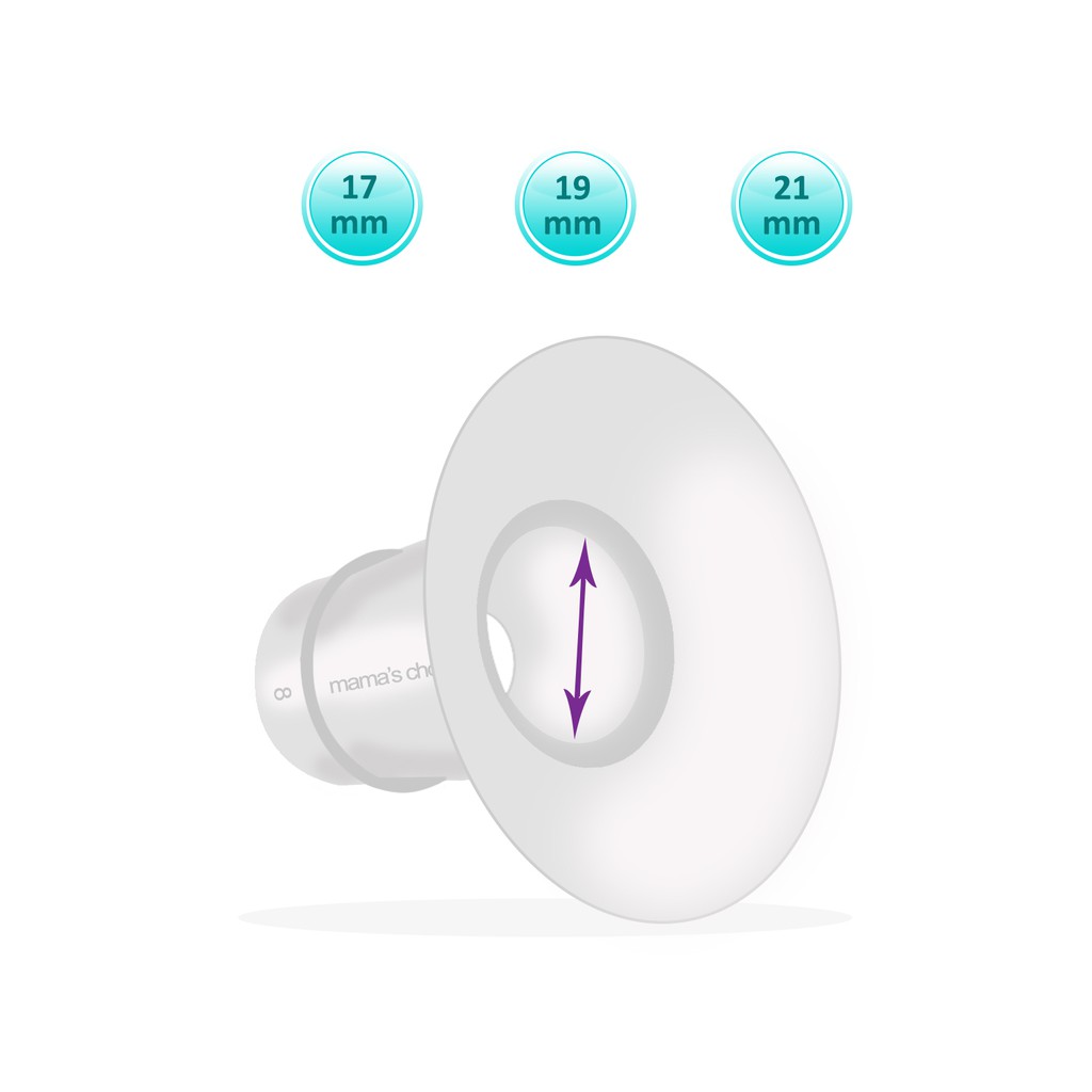 🍀Đệm Giảm Size Phễu Hút Sữa Mama's Choice NewFit 🍀Hạ Size Cho Cup Rảnh Tay, Phễu Hút Sữa Xuống 17-19-21mm
