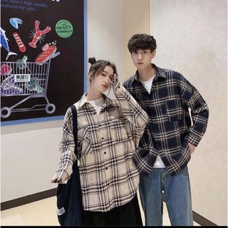ÁO SƠ MI FLANNEL CARO 2 FORM UNISEX