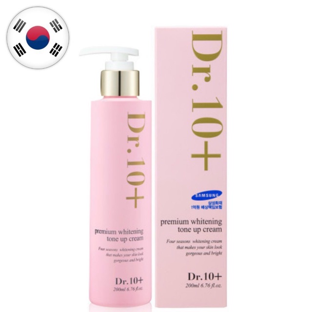 Kem dưỡng body Dr.10+ Premium Whitening Tone Up Cream