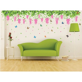 Decal dán tường Hoa ti gôn
