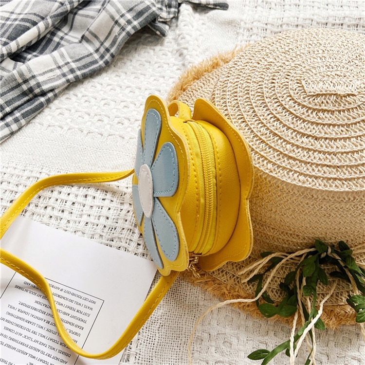 Túi Đeo Chéo Hình Bông Hoa mini Dễ Thương Thời Trang Cho Bé Gái