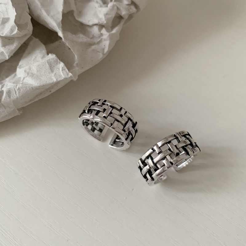 Nhẫn đeo tay kiểu hở phong cách Âu Mỹ cổ điển thời trang