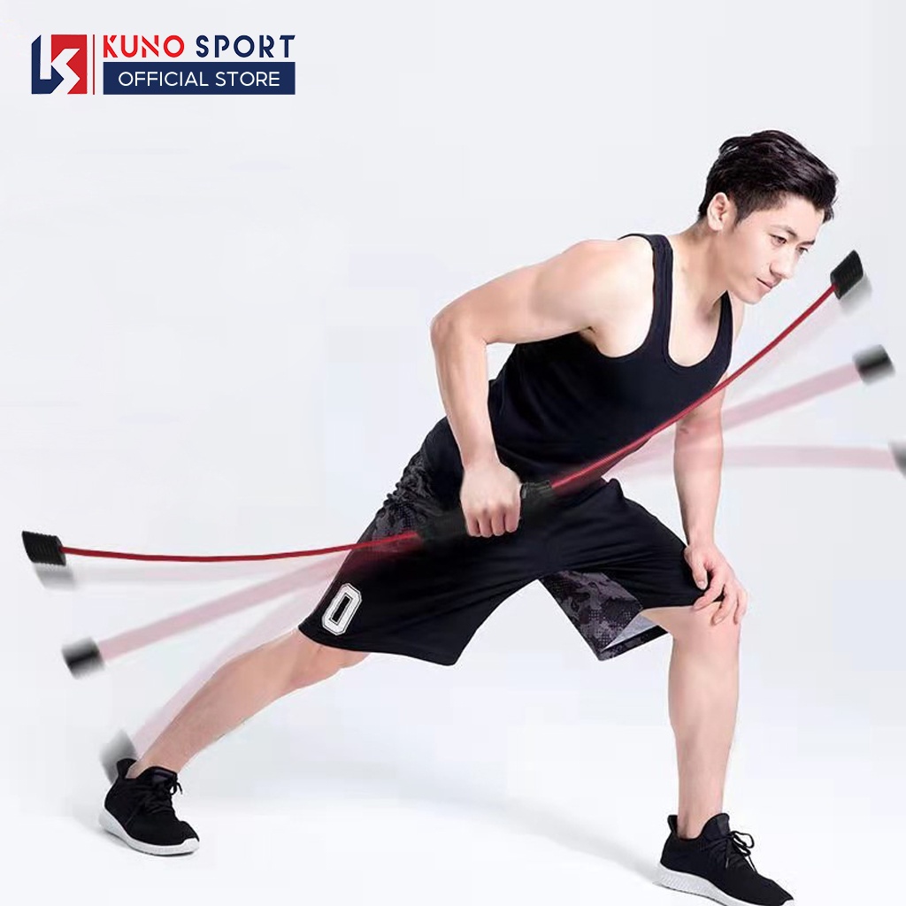 Gậy Rung Đàn Hồi Tập Gym KUNO SPORT Có Thể Tháo Rời