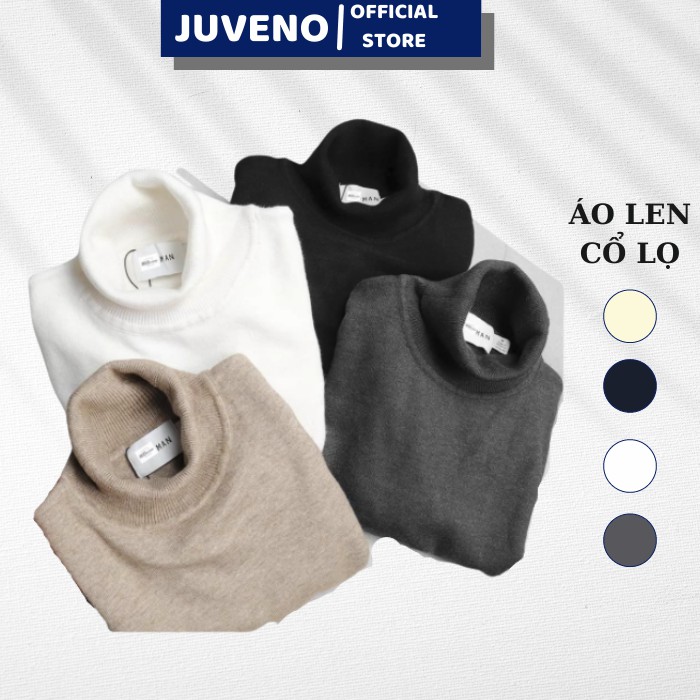 💘 Cổ Lọ Nhiều Màu JUVENO Phong Cách Hàn Quốc, Đủ Size 45-85Kg