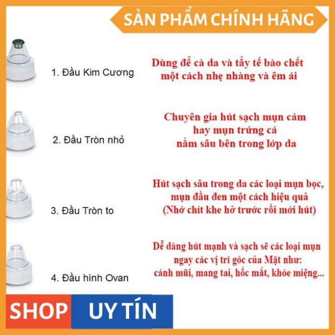 Máy Hút Mụn RT8080,8030 Siêu Sạch Với  Cấp Độ Làm Căn Da Xóa Nếp Nhăn - Màu Hồng Da