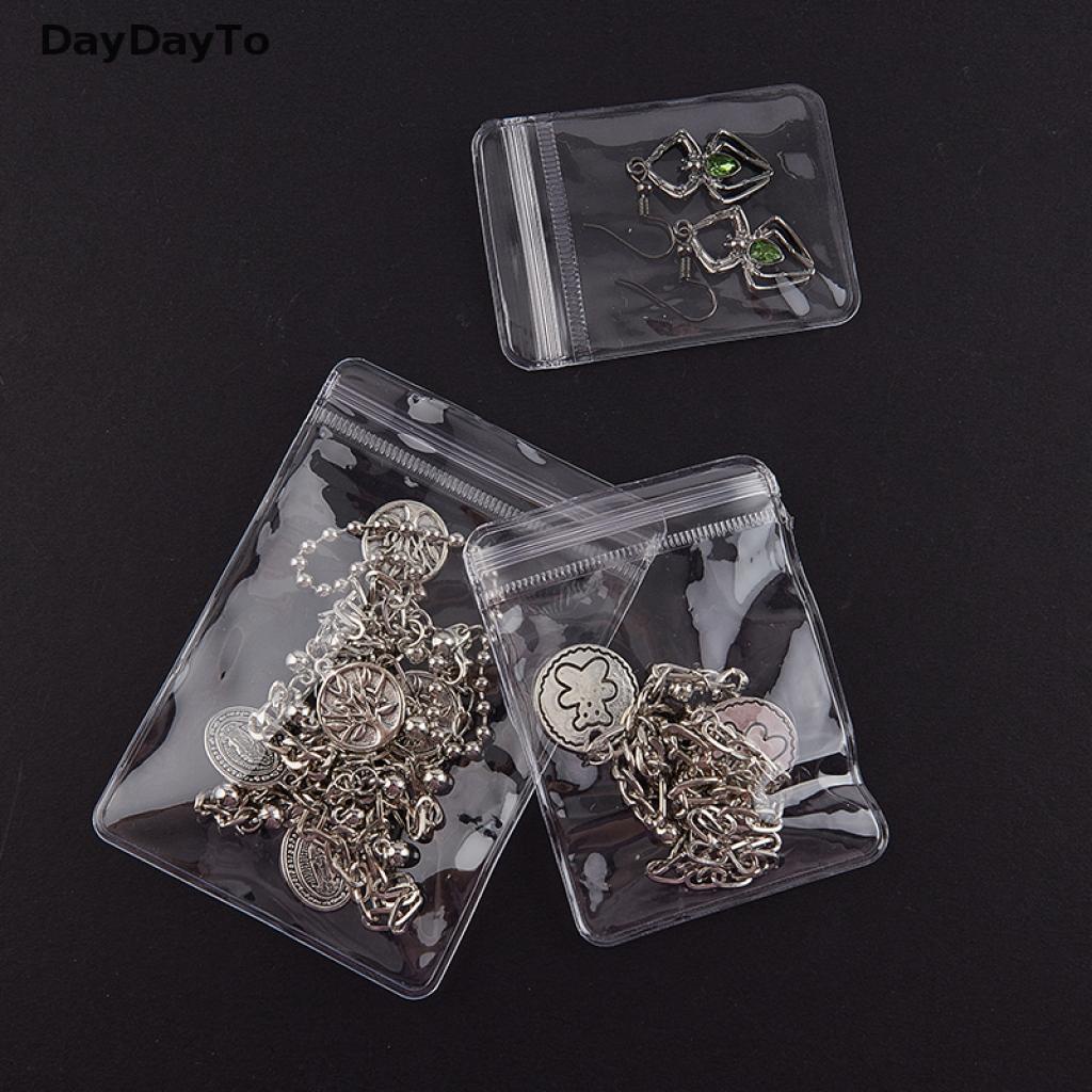 Set 20 Túi Zip Nhựa PVC Trong Suốt 26 Dây Đựng Trang Sức Tiện Dụng