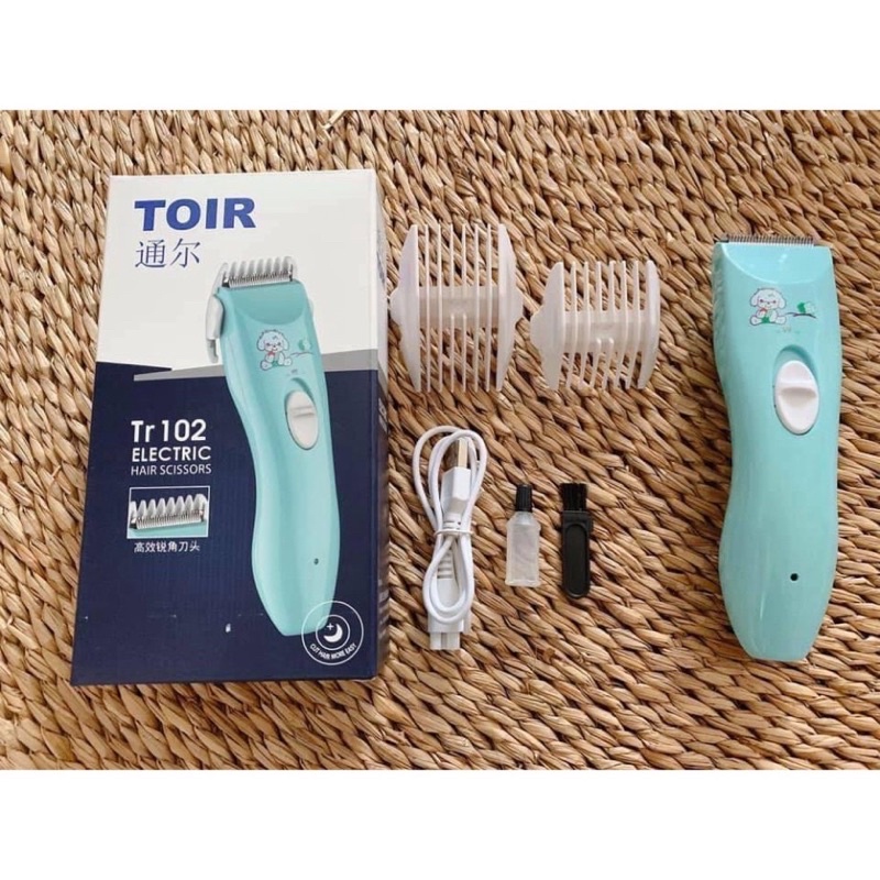 Tông Đơ Cắt Tóc Cho Bé TOIR TR102 Kèm Dây Sạc