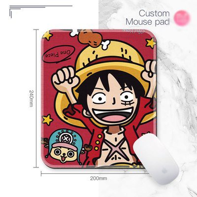 Miếng di chuột in hình ONE PIECE mẫu LUFFY VÀ CHOPPER Đảo Hải Tặc anime chibi miếng kê chuột miếng lót chuột