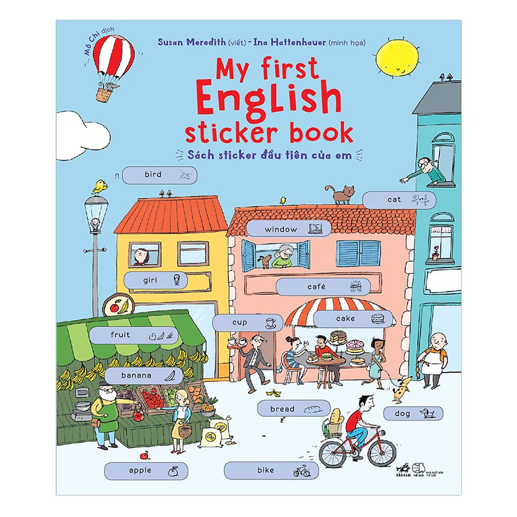 Sách - My First English Sticker Book - Sách Sticker Đầu Tiên Của Em