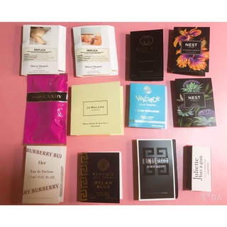 Mẫu thử nước hoa Vial các hãng nổi tiếng Prada Candy, Versace, Gucci, Burberry,...