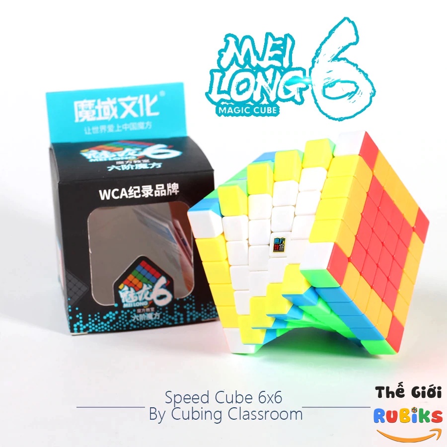 Rubik 6x6 Stickerless/ Sticker MoYu MeiLong MFJS Rubic 6 Tầng 6x6x6 Đồ Chơi Thông Minh