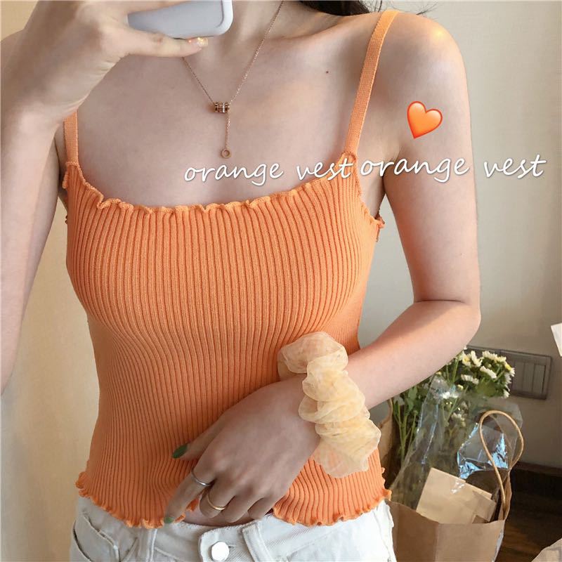 Áo len Croptop Áo 2 Dây Sợi Bún Thun Gân Đẹp Ôm body Siêu Mát HÀNG QUẢNG CHÂU S-40