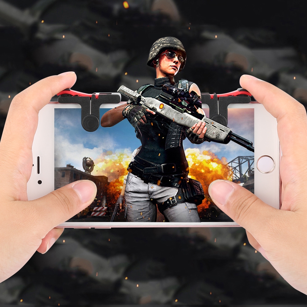 Set 2 kẹp điện thoại có nút bấm chuyên dụng chơi trò PUBG FUT1