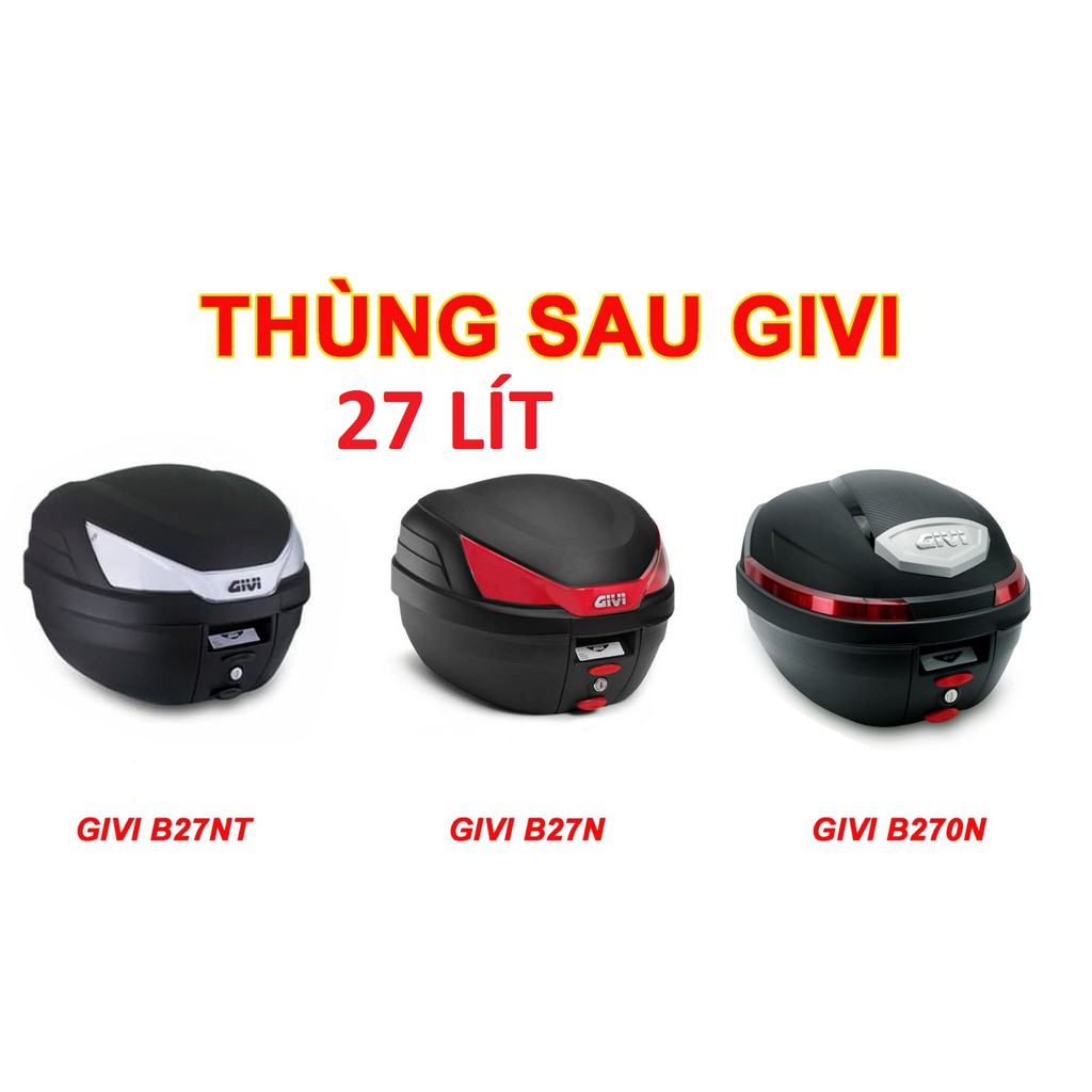 Thùng Xe Máy, Thùng Givi, Thùng Sau Givi Chính Hãng Bảo Hành 2 Năm