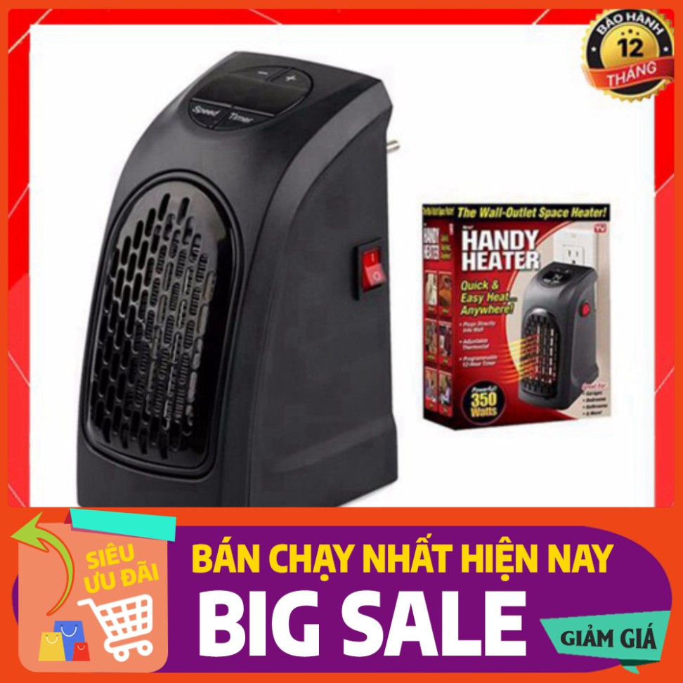 [FREE SHIP] 💥[FREESHIP+ CÓ VIDEO]💥 Quạt sưởi có hẹn giờ Handy Heater Hàng Chính Hãng💥BẢO HÀNH 12 THÁNG💥SIÊU HOT💥