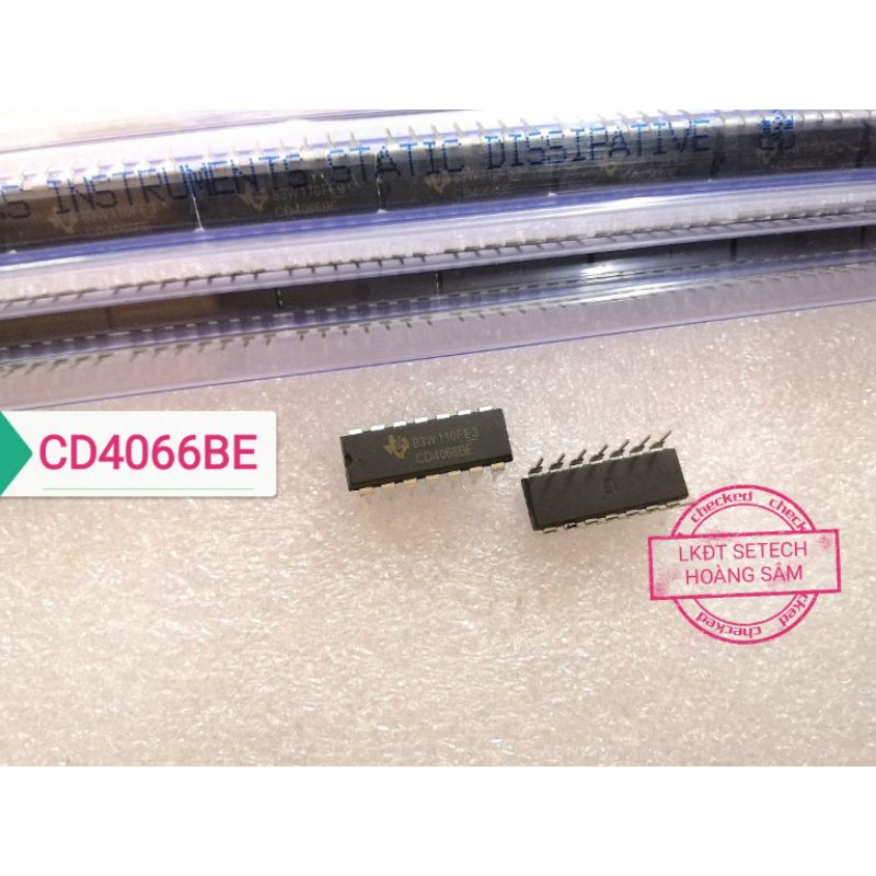 CD4066BE CD4066 IC chức năng 14 chân cắm chính hãng TI