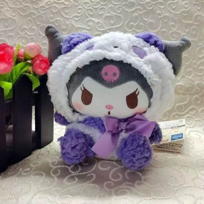 Đồ chơi nhồi bông Hoạt Hình 25cm My Melody Kuromi Cinnamoroll Kt Dễ Thương