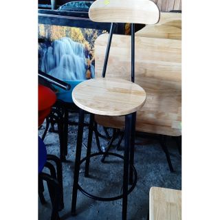 Ghế quầy bar.gỗ cao su( ghế ngồi quầy thu ngân)