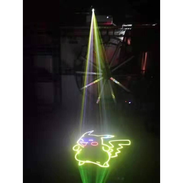 Đèn Laser Bay Phòng 1W RGB 12in1 Chiếu Hình 3D Đi Cảnh Phòng Bay, Karaoke, Vũ Trường…