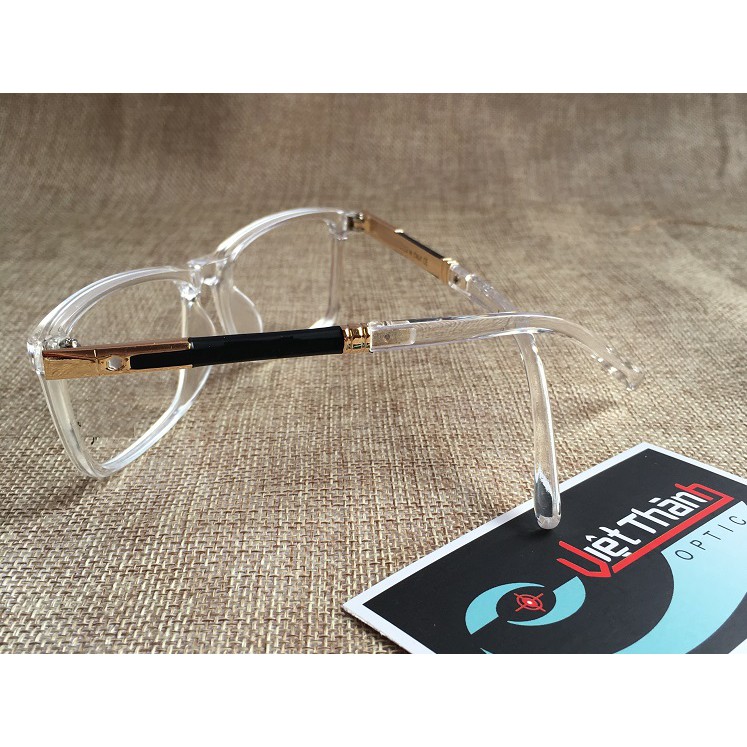 mắt Kính cận vuông trong suốt  kính giả cận nhựa  b1M3