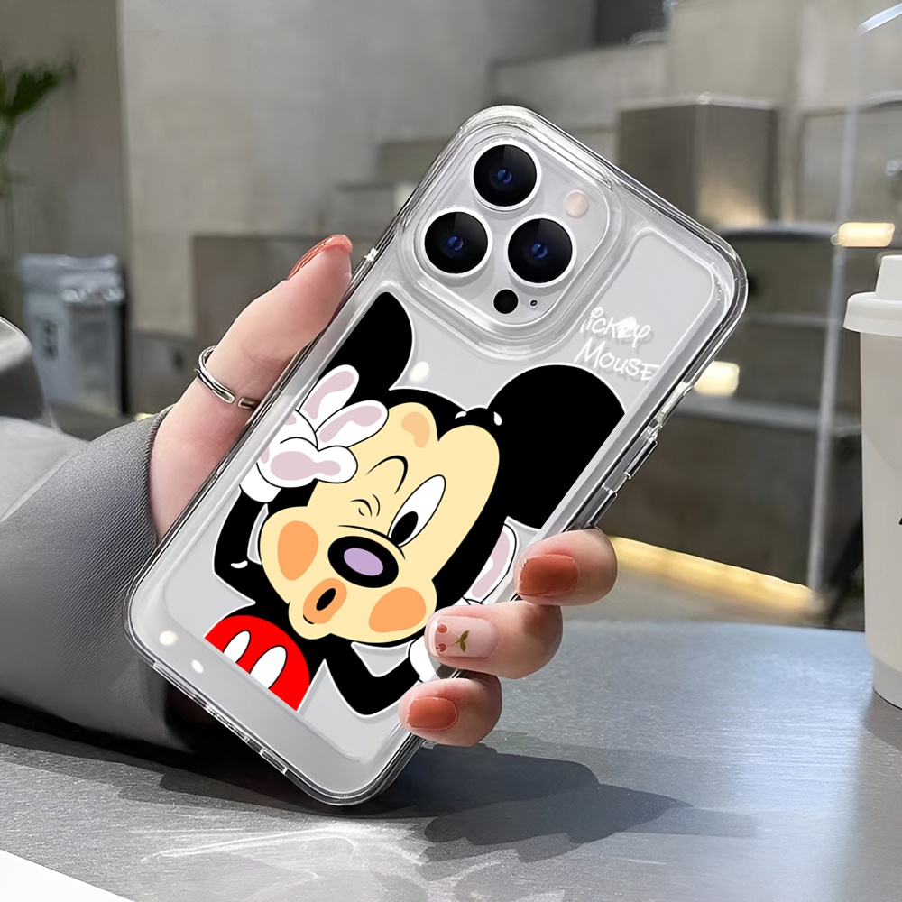 Ốp Điện Thoại Trong Suốt Họa Tiết Hoạt Hình Grimace Mickey Cho iphone 14 Plus 11 13promax 12 7Plus X XS Max 7 8 SE 2020