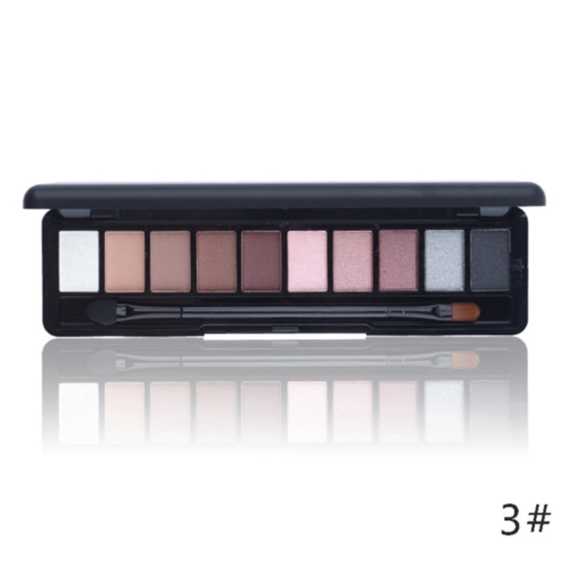 Bảng Phấn Mắt Novo 10 Màu Sắc Hiệu Ứng Lì / Ánh Nhũ Kèm Cọ Tiện Dụng | BigBuy360 - bigbuy360.vn